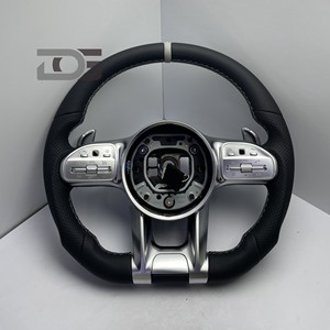 Volant en fibre de carbone pour Benz Classe A, C, E, S, G, V, C63, A45, E43, GLC, GLE, <span class=keywords><strong>CLA</strong></span>, W205, W223, W213, W206, W211, W207, W222, W219, AMG GT - Product Image 6