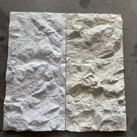 Panneau mural en pierre de culture en polyuréthane (PU) très vendu, grande dalle de pierre artificielle pour décoration intérieure, panneau en fausse pierre PU pour centre commercial