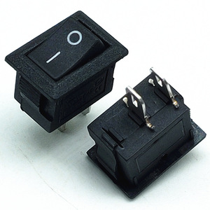 Interruptor Basculante KCD11 de 2 Pines, Negro, Pequeño, 10*15mm - Product Image 3