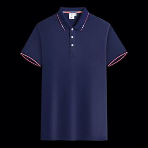 Design Men Polo Shirt Workwear Uniform Summer Light Smooth Breathable Short Sleeve Quick Dry Golf Shirt Custom Logo Pattern - Product Image 5