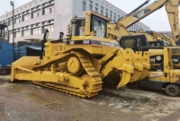 Excavadora CAT D8R Usada de Excelente Calidad, Pintura Original de Fábrica de Japón, Venta en Shanghái, Excavadora Caterpillar D8R de Segunda Mano