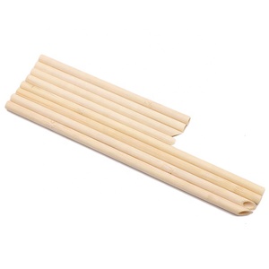 Personnalisé Logo <span class=keywords><strong>Bambou</strong></span> Naturel Paille - Product Image 3