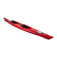 Vente en gros Kayak de mer durable océan 13 ~ 17 pieds Kayak de mer grand approvisionnement 1 personne 58 livres coque Kayak Skiff bateau