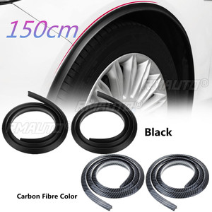 2 pièces 150 cm Universel Extensions de garde-boue de voiture, Protection anti-éclaboussures et garniture de protection de passage de roue - Product Image 1