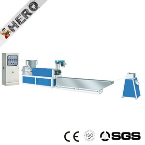 Ldpe pelletizing מכונת מיחזור פלסטיק למחזרי צבע כחול מוחזר גרגירים כחול שני שלב יעיל - Product Image 6