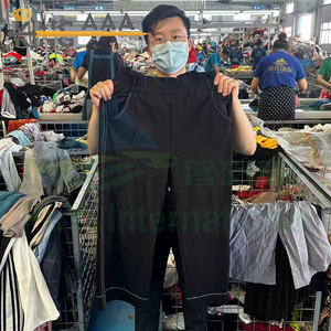 KINGAAA批发女装二手衣服棉麻Palazzo裤带松紧腰宽腿裤分装裙UKAY款式 - Product Image 3