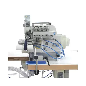 Half-Automatische Ronde Kraag Vastmaken Top Voeding Overlock Naaimachine Voor Trui En T-Shirt GC5114EXT-SRC