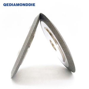 Disco de desbaste de diamante electrochapado 1V1 con ranura en V para herramientas de carburo de piedra y hojas de sierra - Product Image 2