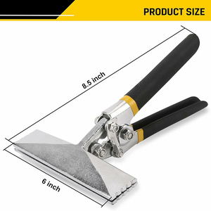 6 inch thẳng hàm thép không gỉ đa chức năng Công nghiệp cấp tấm kim loại tay thợ may công cụ đôi nhúng đệm xử lý - Product Image 3