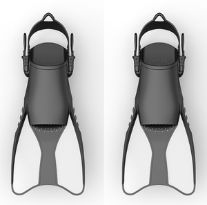 Aletas de natación largas para adultos con diseño de rana de alta calidad ajustables al por mayor de fabricantes: accesorios de equipo de natación y buceo en stock - Product Image 4