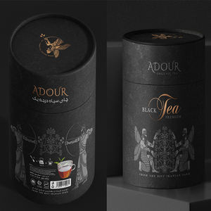 Emballage en tube de papier cylindrique en carton kraft premium pour le stockage de thé en vrac, thé aux herbes, thé aux fruits, thé aux fleurs - Product Image 3