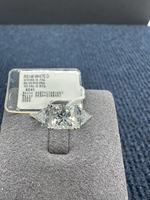 Bague Classique à Trois Pierres Serties de Zircons en Argent Pur 925, Bague de Mariage pour Femme, Bijoux de Mode Féminins, Prise en Charge de la Personnalisation et de la Vente en Gros