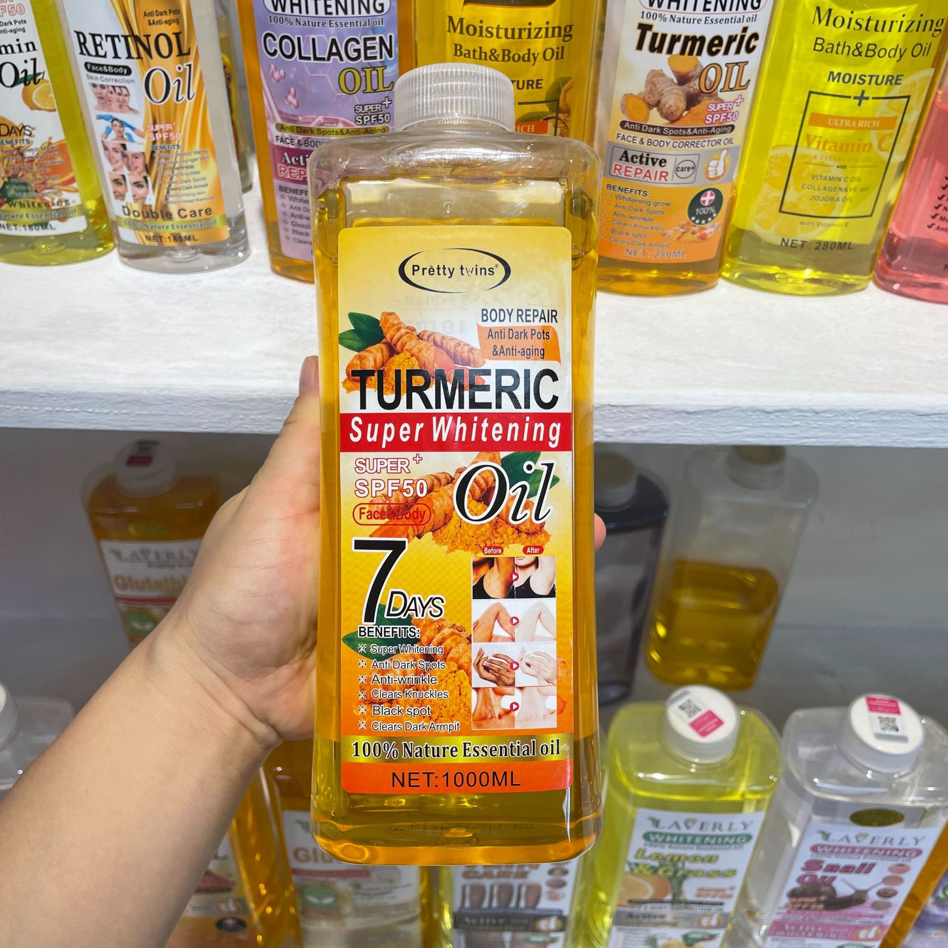 1000 ml d'huile de curcuma