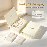 Boîte cadeau magnétique de luxe en forme de livre pour bijoux, avec logo personnalisé en feuille d'or, boîte rigide en papier avec insert en mousse, fabrication OEM, vente en gros