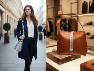 Cinghia per borsa in tessuto con fibbia argentata, materiale in filo per borse M122001 - Product Image 2