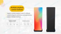 Écran LED d'intérieur TFlex Mini Soft Module P1.25/P1.56/1.86mm, colonne publicitaire 3D à vision directe sur quatre côtés, affichage LED basé sur le cloud
