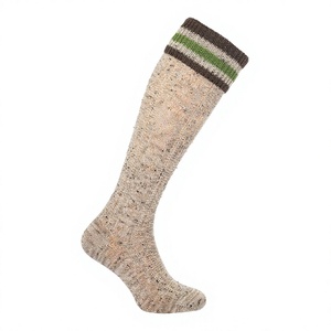 Traditional Trachten <b>Socks</b> <b>Men</b> Oktoberfest Bavarian <b>Wool</b>/Acrylic Breathable Winter Kniebund Socken For Lederhosen - Product Image 1
