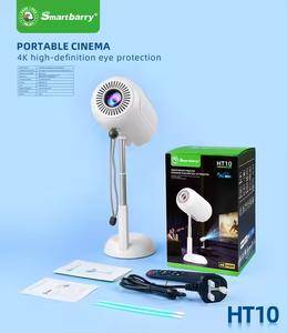 Nouveau projecteur intelligent HT10 2025 avec cardan, LED HD sans fil transfrontalier et support dissimulé pour projection à domicile et chambre - Product Image 4
