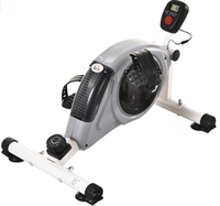 Mini-vélo d'exercice compact motorisé pour sous le bureau avec pédales, appareil d'exercice à pédales pour les pieds