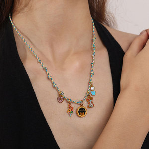 Joyería de Acero Inoxidable 316L Chapada en Oro de 14k <span class=keywords><strong>y</strong></span> 18k de Lujo Personalizada, Dijes de Arcoíris <span class=keywords><strong>para</strong></span> Pulseras <span class=keywords><strong>y</strong></span> Collares - Product Image 4