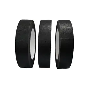 マスキングテープ中国高温中国卸売UV耐性ブランド印刷黒産業