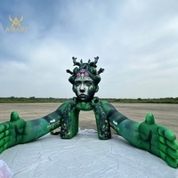 Arche Gonflable Déesse Musicale la Plus Vendue pour Festival, Entrée Gonflable Scène Elf God pour Activités de Carnaval