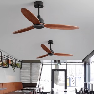 Lưỡi gỗ nhà điều khiển từ xa DC nam châm vĩnh cửu dây đồng DC động cơ động cơ rắn gỗ Quạt trần - Product Image 4