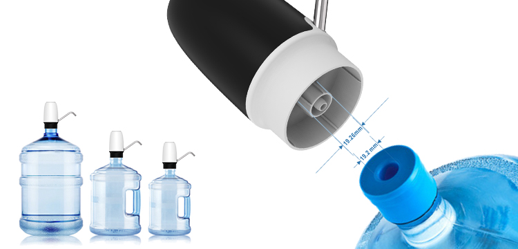 Mini Electric Water Jug Pump , BPA Free Automatic Rechargeable Water Dispenser