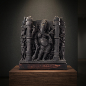 Sculpture Vinayaki du 11ème siècle, Ganesha féminin, réplique d'art de temple hindou, statue religieuse, décoration intérieure - Product Image 3