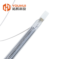 235V 500W Tube de chaleur halogène Lampe IR Élément de quartz de carbone infrarouge