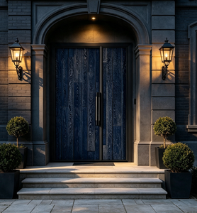 Porte de sécurité en acier laminé à froid Qifan – Porte d'entrée moderne anti-effraction avec surface finie pour les maisons et les entreprises - Product Image 4