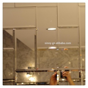 Miroir mural décoratif en forme de diamant, design personnalisé, différentes tailles - Product Image 5