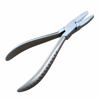 Pince à double mâchoire en nylon en acier inoxydable pour réparation optique, support de lentilles de lunettes, outil personnalisé avec logo OEM ODM