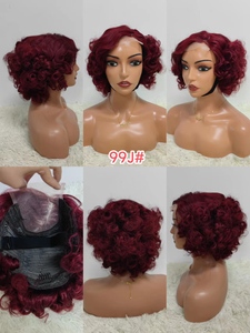 Letsfly วิกผมแบบปิดหน้าผาก 4x4 น้ำหนัก 200 กรัม ผมหยิกธรรมชาติ วิกผมลอนคลาย 10 นิ้ว ผมแท้ 100% วิกผมเวอร์จิ้นแท้ - Product Image 4