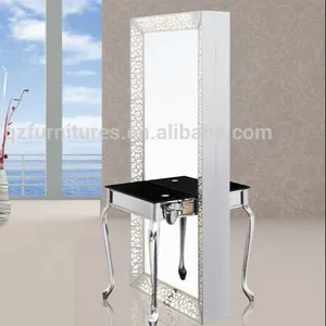 Double sided salon styling station salon mirrors prices QZ-CM105A