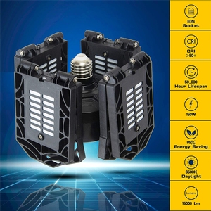 8 Tấm Phát Sáng Sáng 150W Cửa Hàng LED Nhà Để Xe Ánh Sáng 15000LM Nhà Để Xe Có Thể Biến Dạng LED Cho Tầng Hầm Nhà Xưởng Kho Gác Mái - Product Image 6