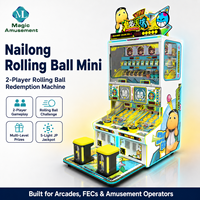 Игровой автомат Nailong Rolling Ball Mini с сертификатом CE, различными игровыми режимами и наборами, монетоприемник, для использования в помещении/на улице