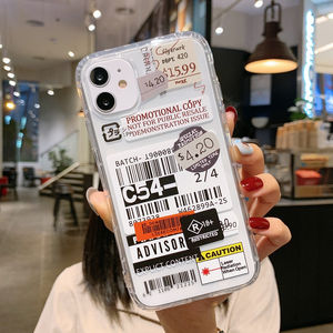 Peinture populaire rétro étiquette de Code à barres Airbag antichoc étui de téléphone pour INFINIX SMART 6 PLUS CAMON19/19 <span class=keywords><strong>PRO</strong></span> - Product Image 4