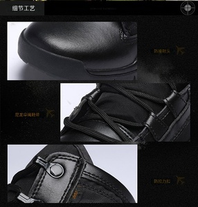 <span class=keywords><strong>Botas</strong></span> de Trabajo para Hombre, Color Marrón, Caña Alta, con Suela de Goma Antideslizante, Forro de Malla, con Cordones, para Senderismo al Aire Libre - Product Image 2