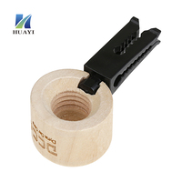 Tapa de Madera Natural para Botella de Perfume de Coche, Clip para Rejilla de Ventilación, Tapa de Rosca Ecológica Personalizada, Difusor de Aceites Esenciales, Uso Cosmético para Coche