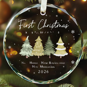 Decorazioni Natalizie Bestseller Transfrontaliere, Design Pupazzo di Neve in Stile Cartone Animato, Acrilico Trasparente, Regali Perfetti per - Product Image 1