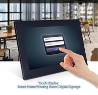 Dokunmatik ekran 10.1 inç ekran duvar montaj android poe tablet dokunmatik ekran interaktif dijital tabela hepsi bir android paneli