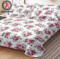 Draps de lit en tissu de qualité supérieure en gros, tissu de draps en polyester au Kenya, sensation de douceur au toucher