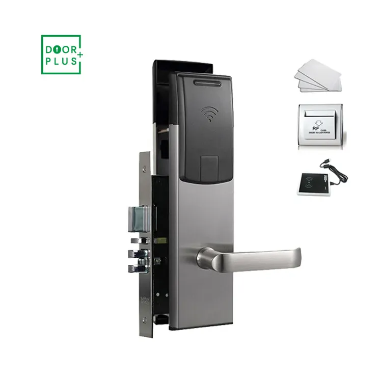 Fechadura inteligente de porta, fechadura de porta moderna, fechadura de porta de hotel, cartão rfid, digital, fechadura inteligente para apartamento