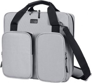 Maletín de Transporte para Portátil de Negocios, Impermeable, Universal, de Lujo, con Cierre, para Portátiles de 14 y 15.6 Pulgadas, con Bolsillo Lateral - Product Image 4