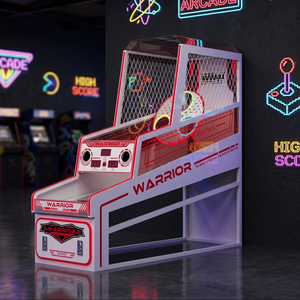 Máquina de Juego Arcade HGR Amusement Warrior Ball Pitching con Pantalla de Puntuación, Niveles Temporizados y Canasta Móvil para Todas las Edades - Product Image 2