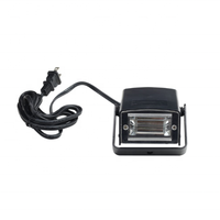 110V 4W MINI RGB yanıp sönen çakarlı lamba kapalı kullanım için ayarlanabilir flaş hızlı üç renk filtreleri
