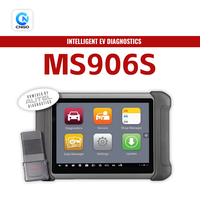 Outil de diagnostic professionnel MS906S, livré avec des adaptateurs complets, un étui de transport, pour une utilisation en atelier.