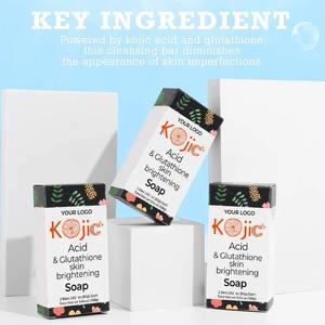 Savon Solide Blanchissant Bio Végétalien à l'Acide Kojique Marque Blanche 80g Éclaircissant Naturel pour Adultes et Tous Types de Peau - Product Image 1