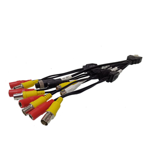 Nhà sản xuất bền hàng không <span class=keywords><strong>CCTV</strong></span> Camera cáp <span class=keywords><strong>BNC</strong></span> nối PVC Áo khoác 24V Đánh giá điện áp tương thích mạnh mẽ cũng được thực hiện - Product Image 2